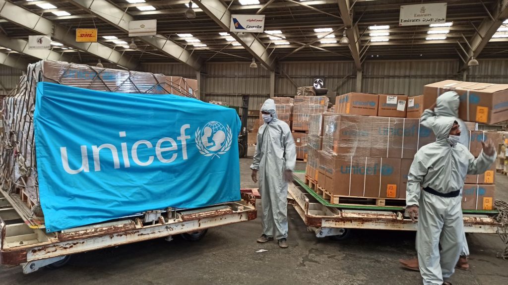 unicef supplies arrive in Yemen 