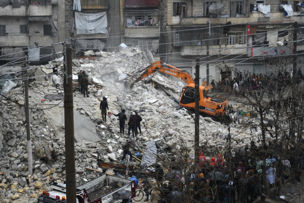 syria earthquake destruction
