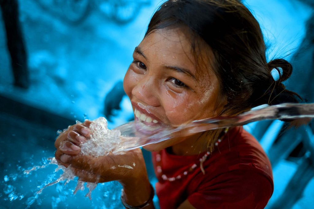 unicef funded water pump