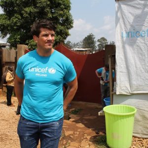 Donncha O'Callaghan UNICEF Ambassador DRC