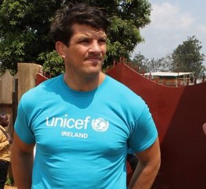Donncha O'Callaghan UNICEF Ambassador DRC