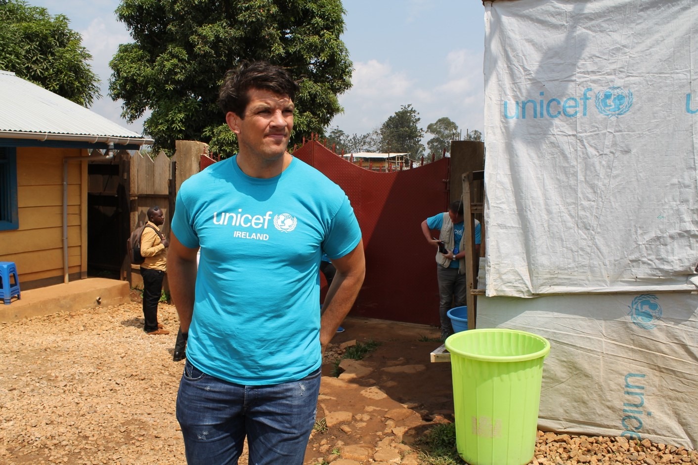 Donncha O'Callaghan UNICEF Ambassador DRC