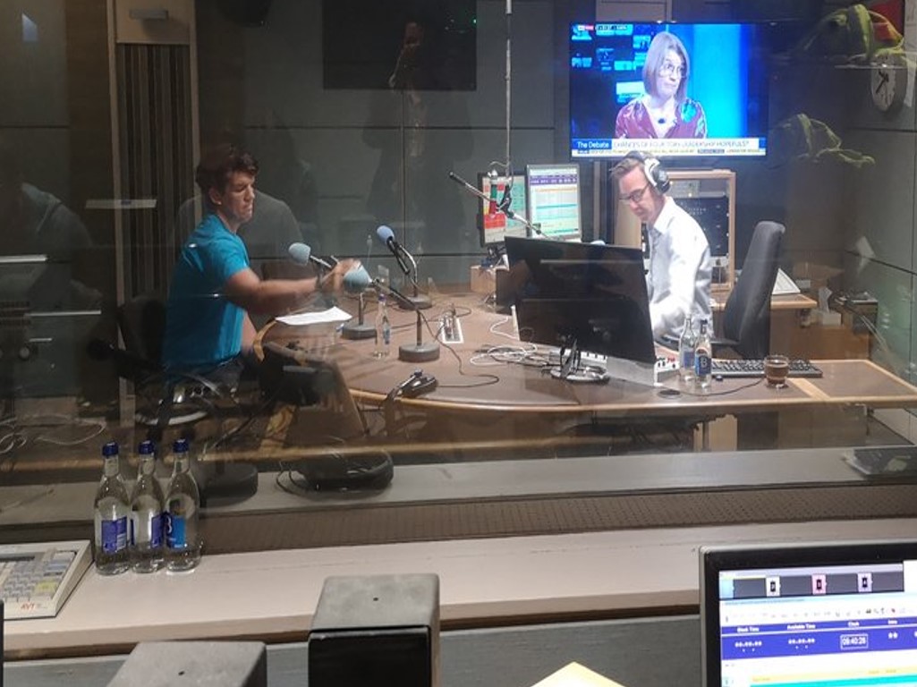 UNICEF Ambassador Donncha O'Callaghan speaks to Ryan Tubridy on RTE Radio One
