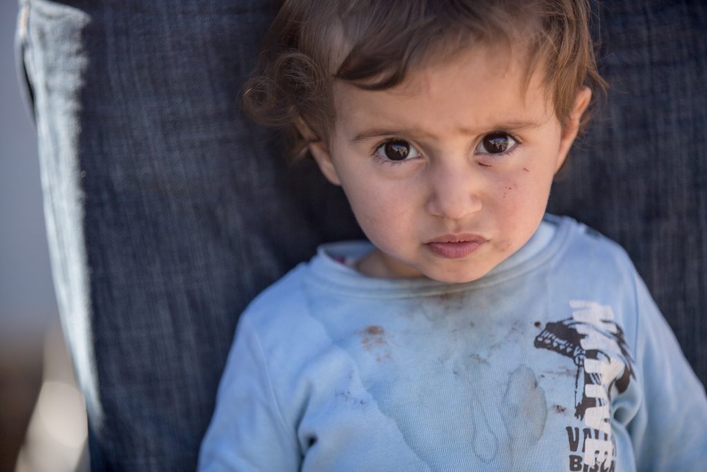 Syrian refugee child