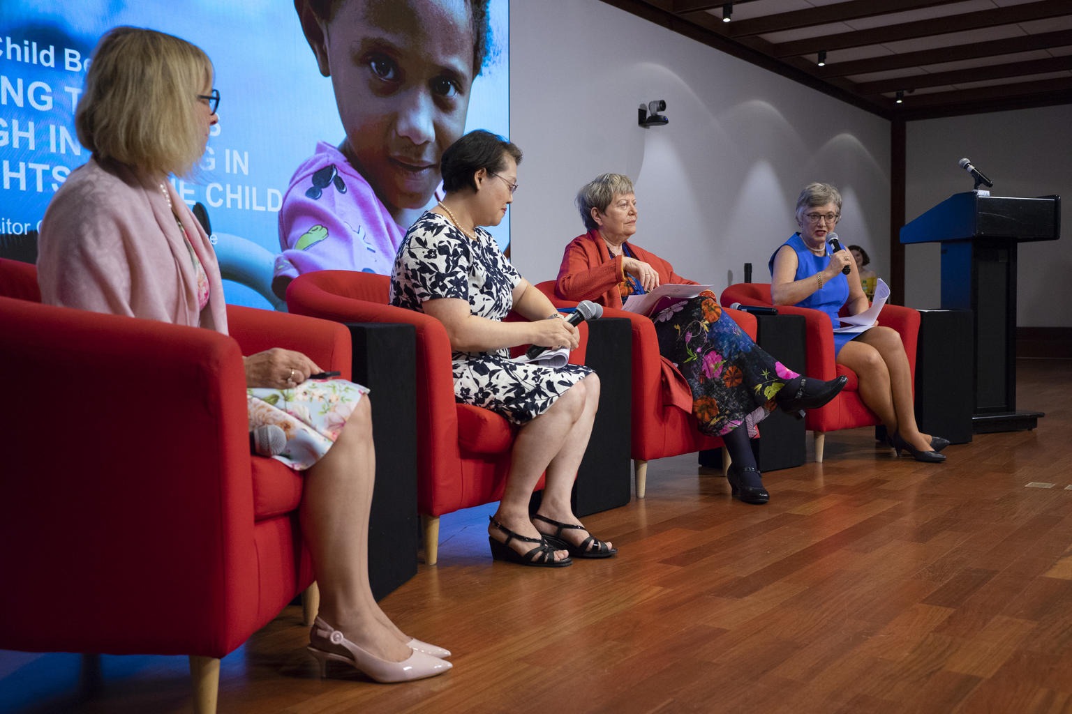 panel discussions of 4 women