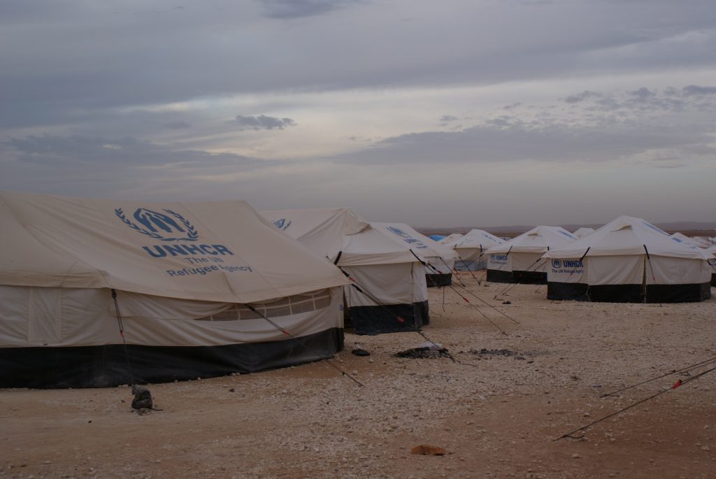 Zaatari refugee camp.