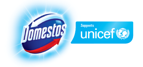 domestos and unicef logo