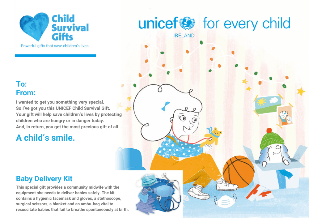 Baby Delivery Kit | Charitable Gift Idea | UNICEF Ireland