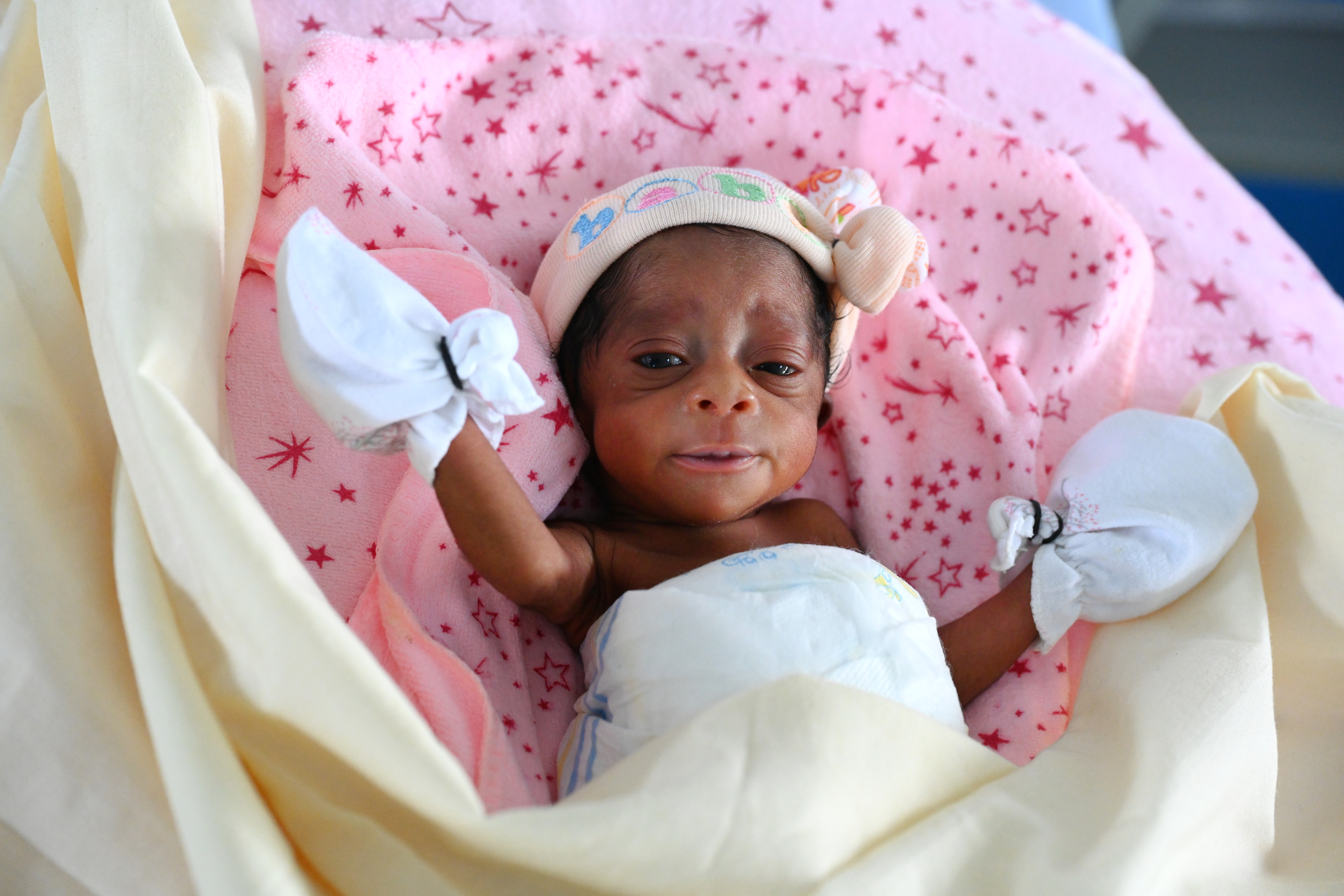 A baby, at the SMK unit of the CHU Hospital in Treichville, southern Côte d’Ivoire. Leave a Legacy Gift to UNICEF in your Will - UNICEF Ireland